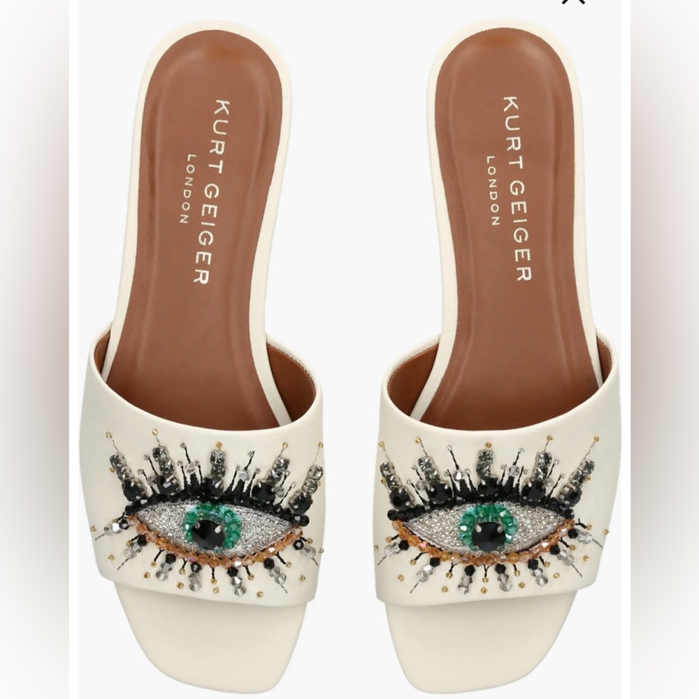 Kurt Geiger London Evil Eye Slide Sandal - size 7